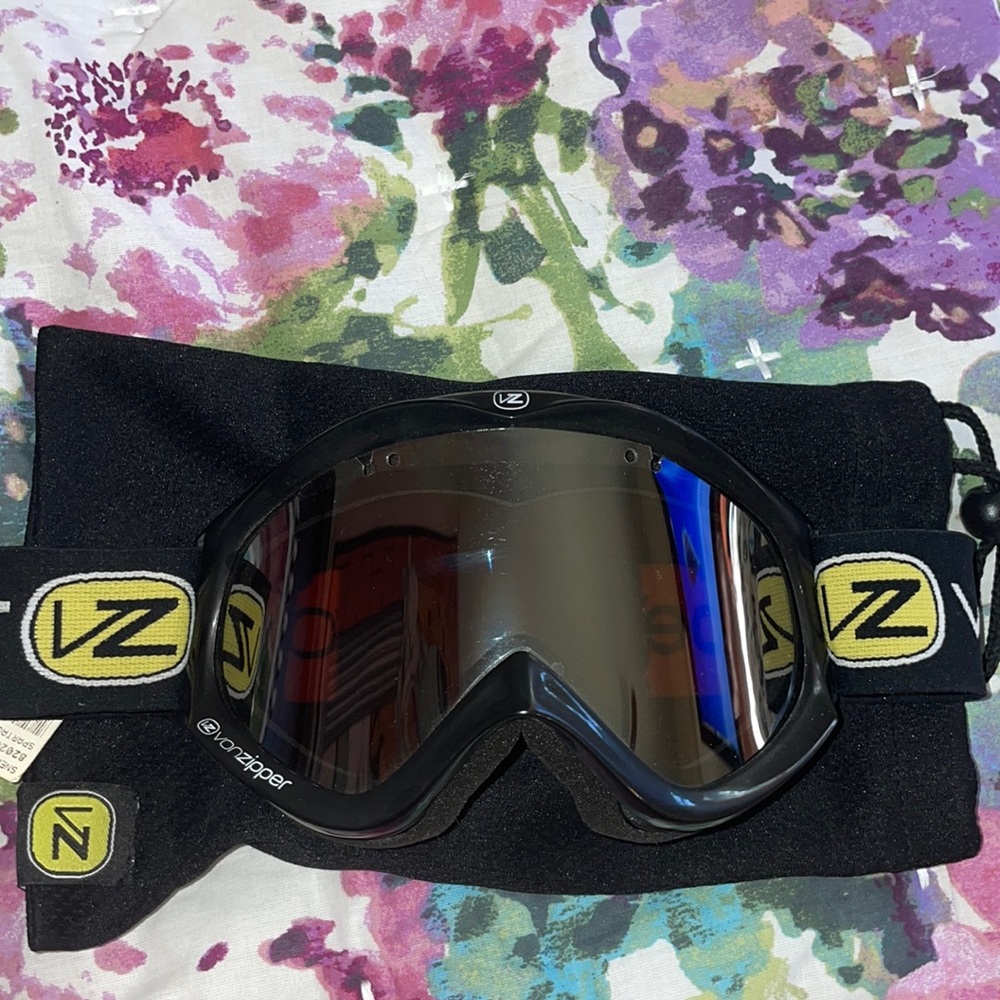NWT vonzipper spartacus black snow goggles